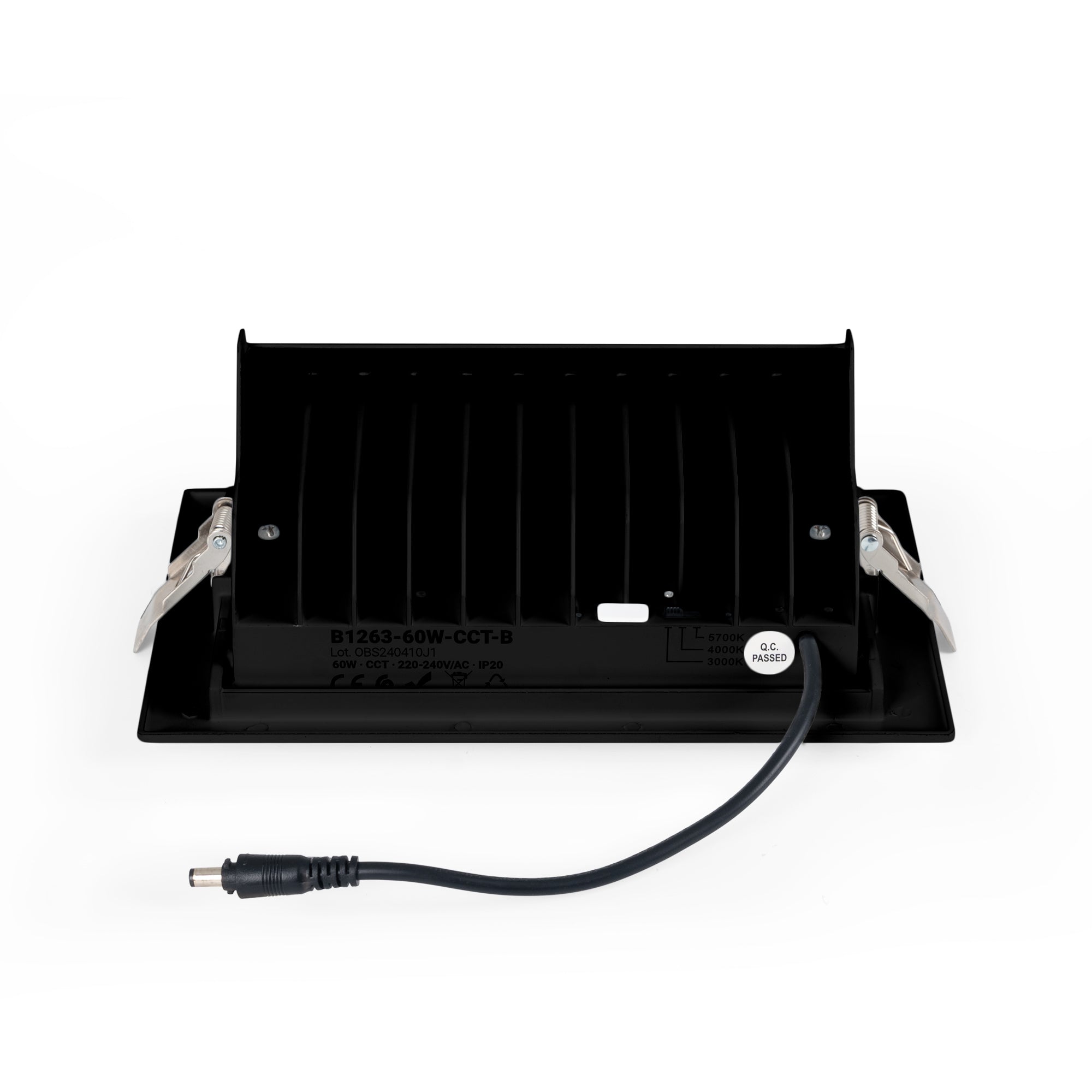 Downlight LED rectangular orientable CCT 38W - Blanco - 120° Driver LIFUD