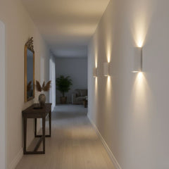Aplique de escayola o yeso de pared  "LINDA" 2xGU10
