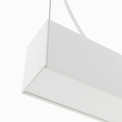 Lámpara lineal LED DOB CCT - 60W - 180cm - 120lm/W - PVC - Suspensión