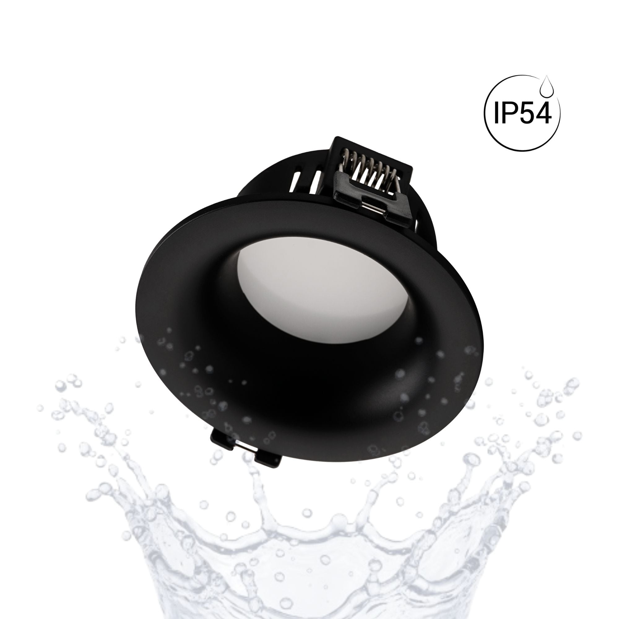 Aro downlight empotrable para bombilla GU10 / MR16 - Ø86mm - Corte Ø70-75mm