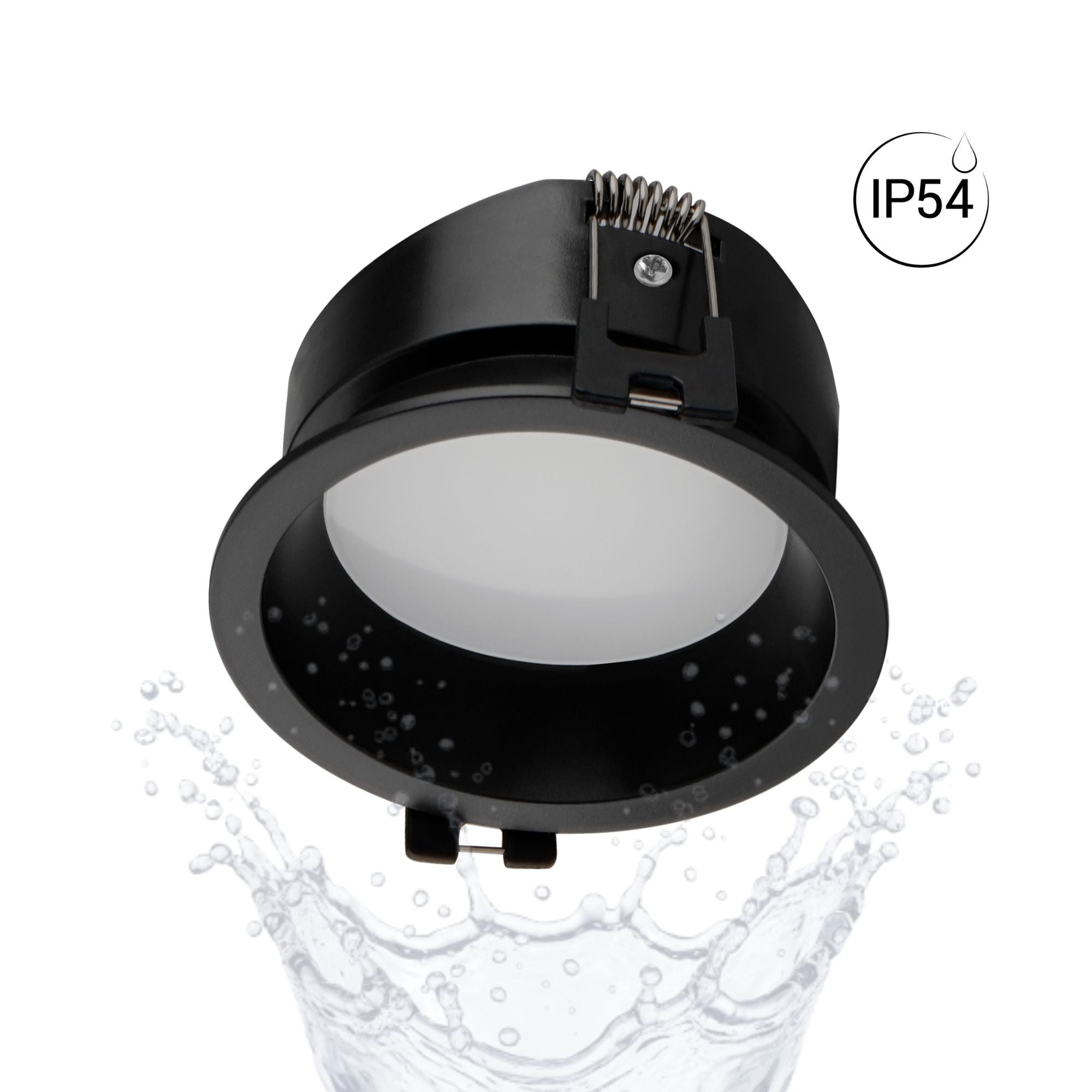 Aro downlight empotrable para bombilla GU10 / MR16 - Ø82mm - Corte Ø75mm
