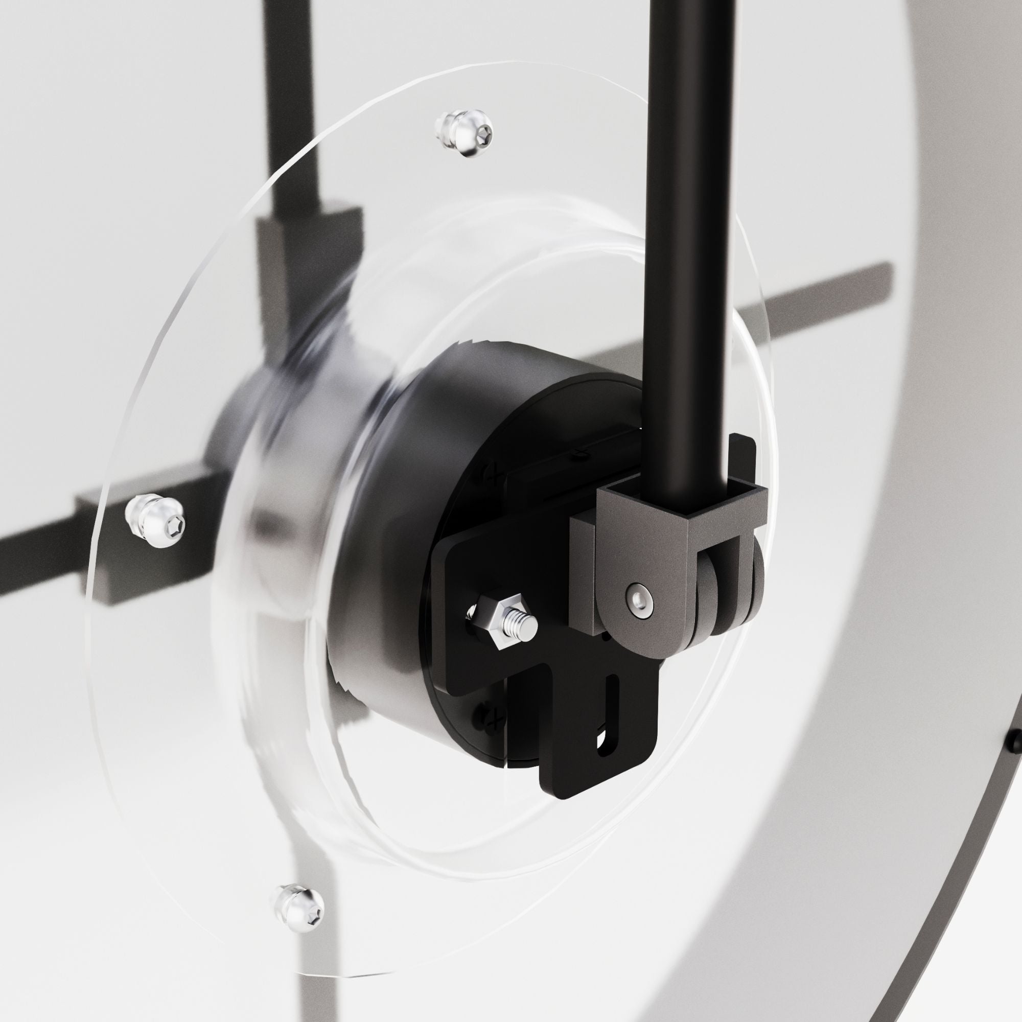 Ventilador holográfico 3D de techo - Soporte regulable - Ø 52cm - 72W