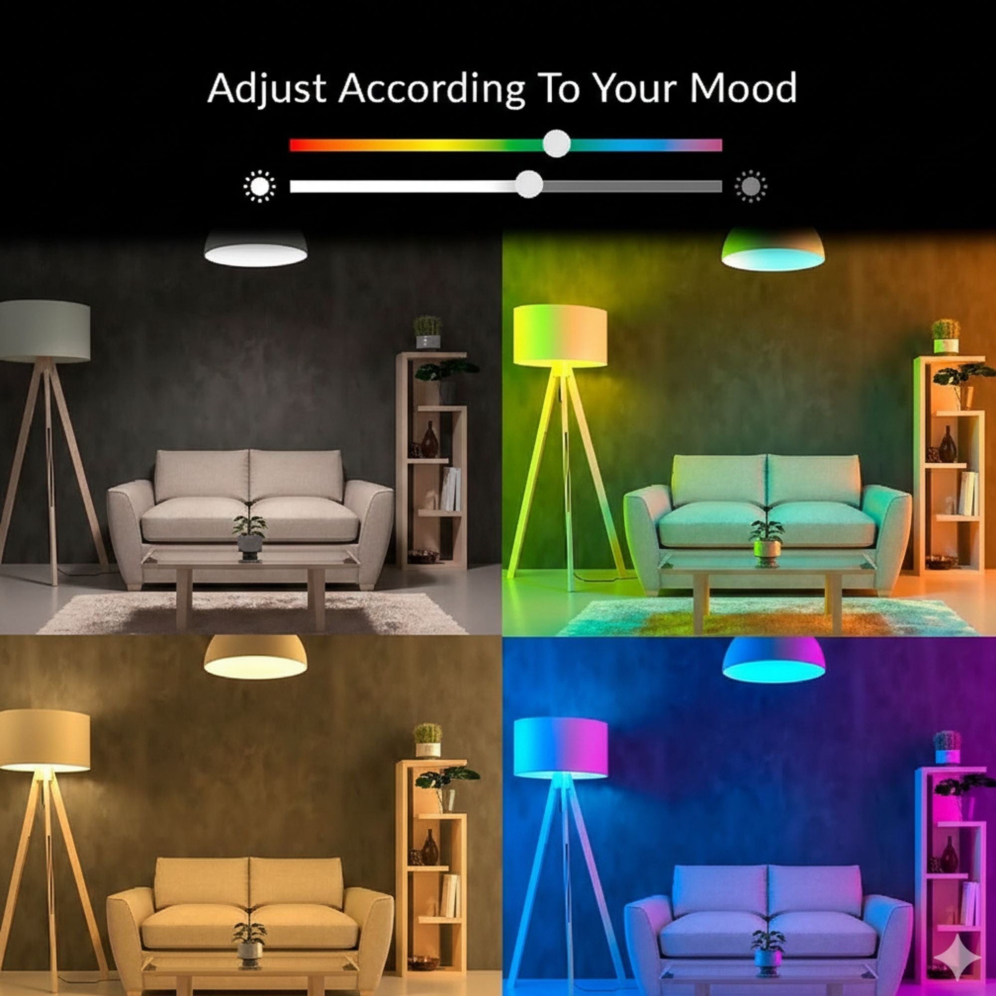 Bombilla LED Smart E27 - 15W - RGB + CCT - WiFi - TUYA App