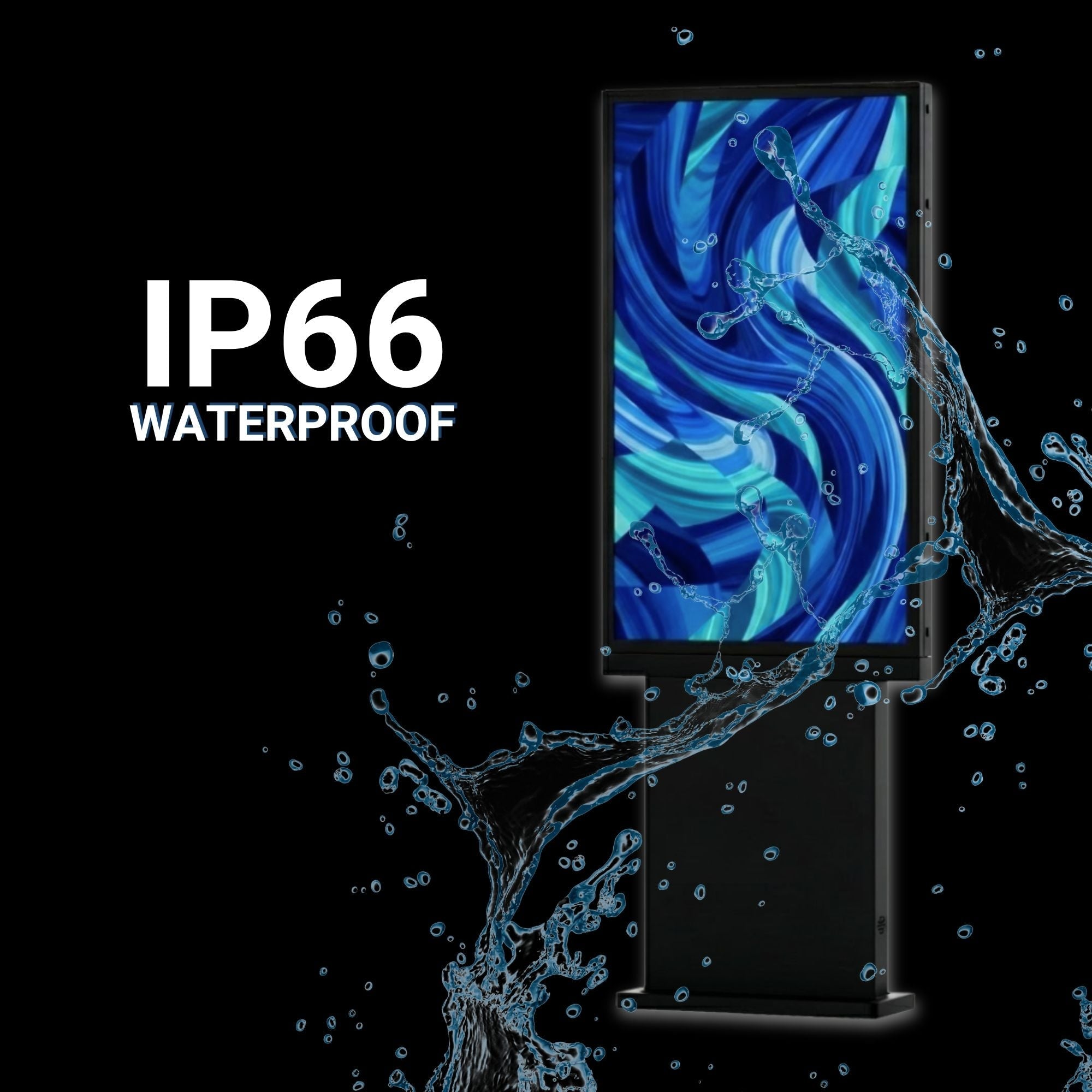 Display Exterior 55" 4K - Cristal Anti-reflejo - Android 13 - 4GB+64GB - Outdoor