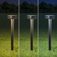 Bolardo solar LED "FIORINA" con sensor PIR - CCT - IP55 - FUMAGALLI