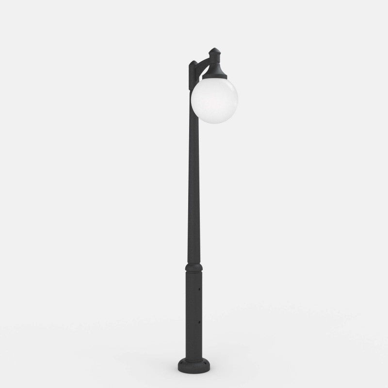 Poste de luz exterior "GLOBE 400 MODERN DOWN" Fumagalli - 4 opciones - E27