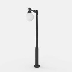Poste de luz exterior "GLOBE 400 MODERN DOWN" Fumagalli - 4 opciones - E27
