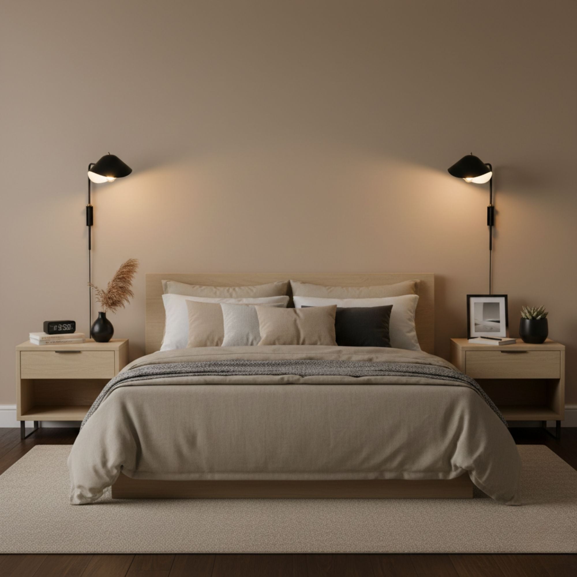 Aplique de pared de diseño con enchufe "Halo Wall" - E27