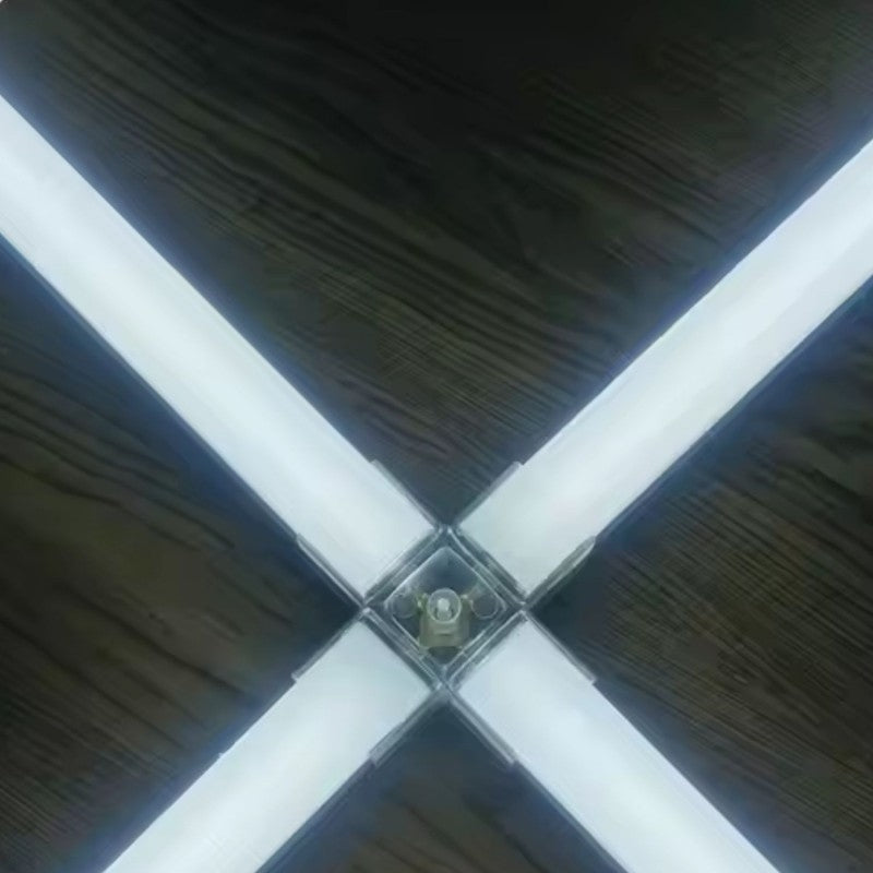 Luminaria Lineal de 120 cm – Diseño Hexagonal Moderno y Minimalista