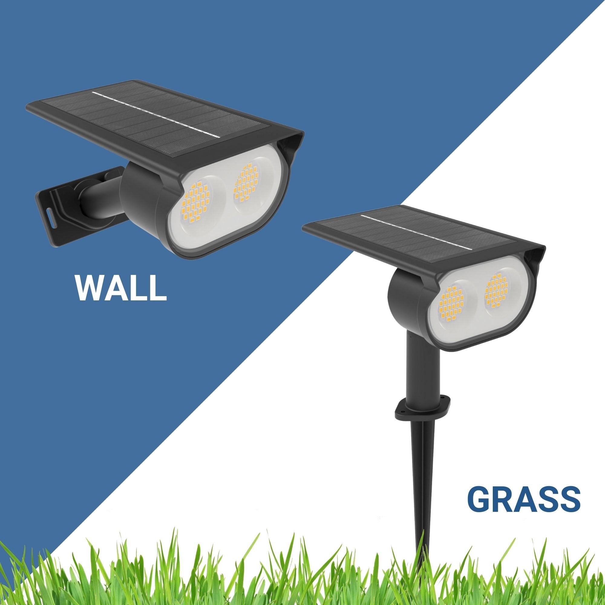 Foco solar exterior LED con pincho - 1.8W - IP65