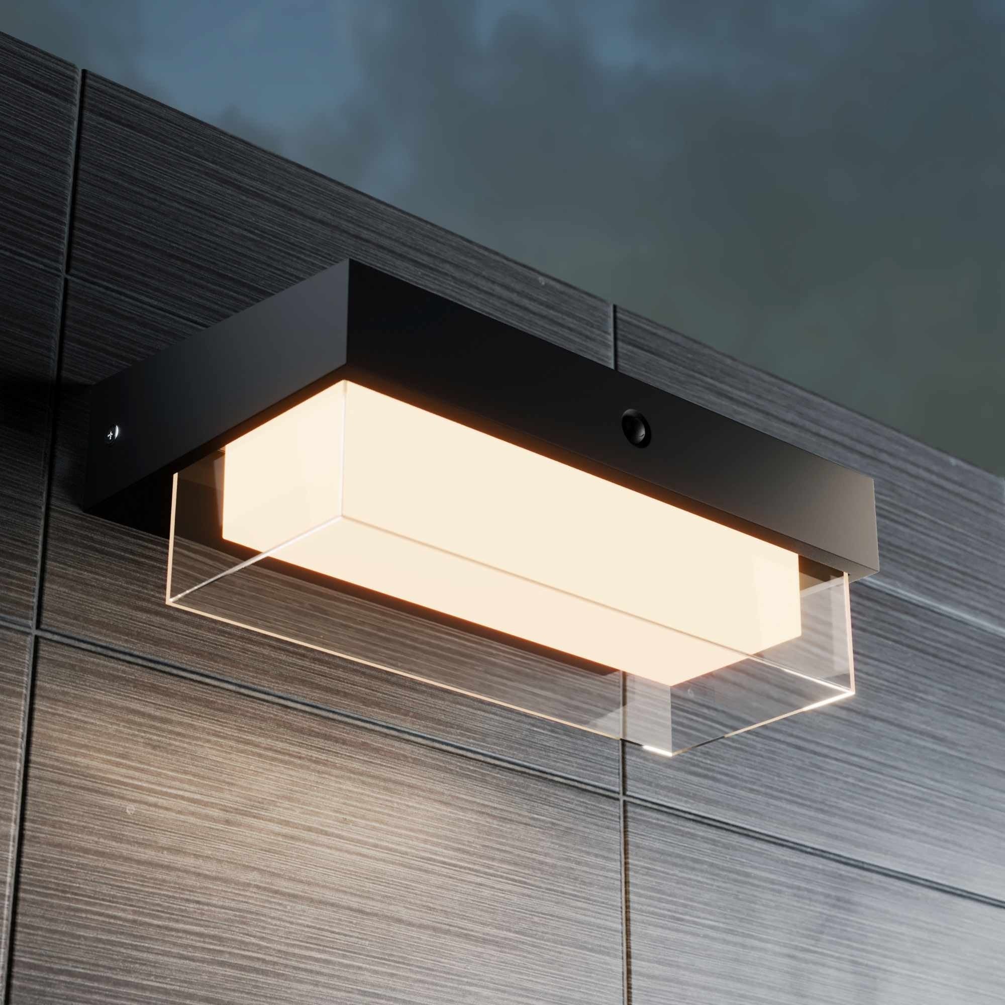 Lámpara LED solar con sensor de microondas - 3000K - IP65 - 900lm