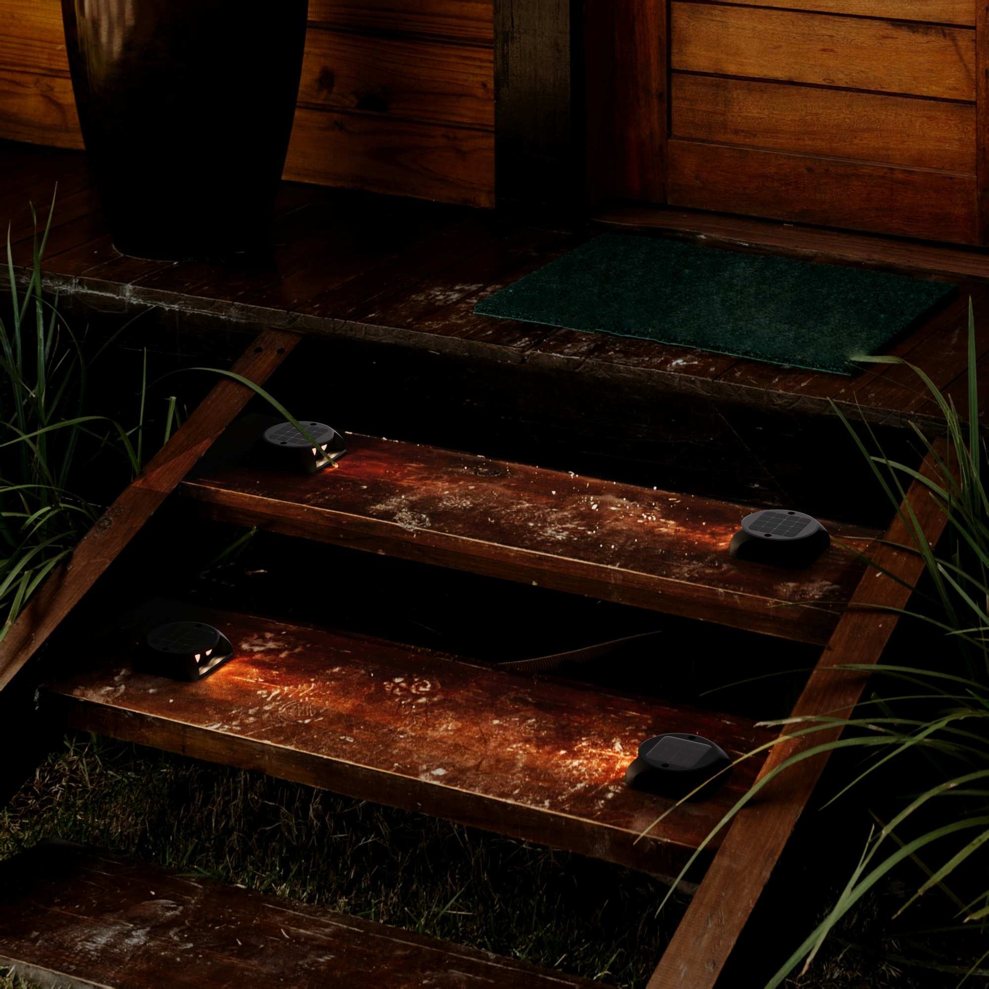 Luz LED solar de exterior - 3000K - 2 LED - 15lm - IP65