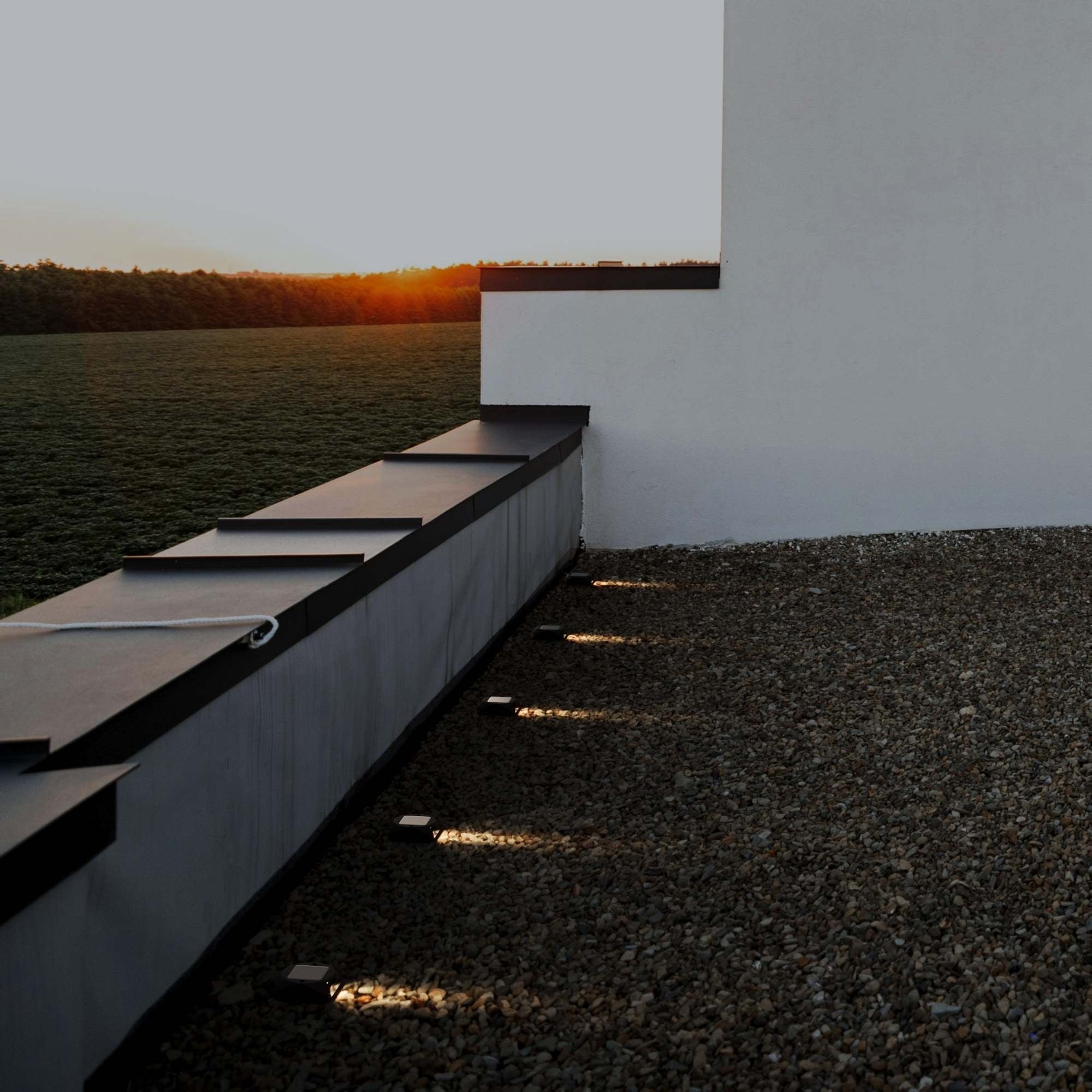 Luz LED solar de exterior - 3000K - 2 LED - 15lm - IP65