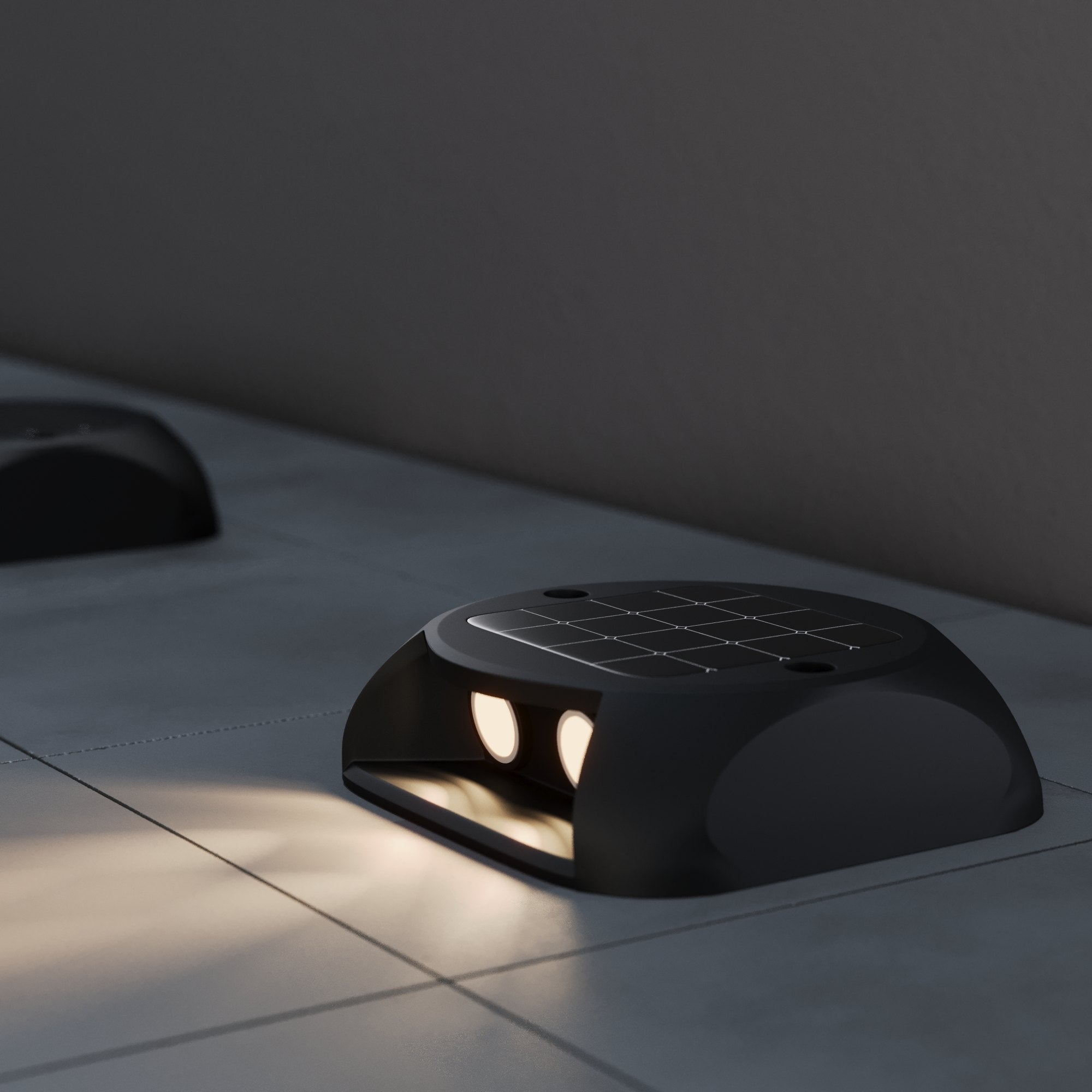 Luz LED solar de exterior - 3000K - 2 LED - 15lm - IP65
